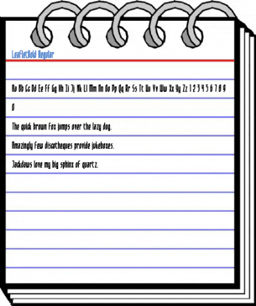 LeafletBold Regular Font