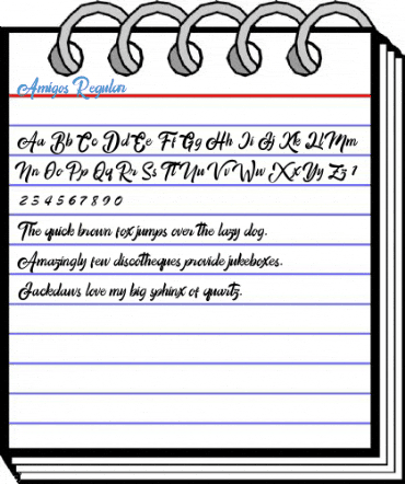 Amigos Regular Font