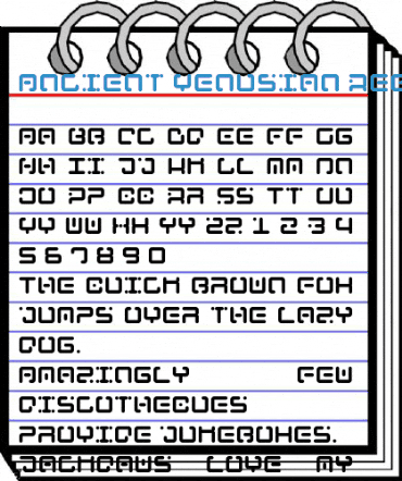 Ancient Venusian Regular Font