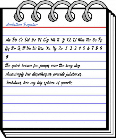 Andallan Regular Font