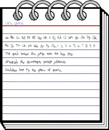 Lefty Normal Font