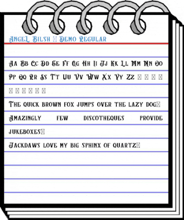 AngeL Bilsh - Demo Regular Font