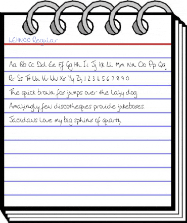 LEHN010 Regular Font