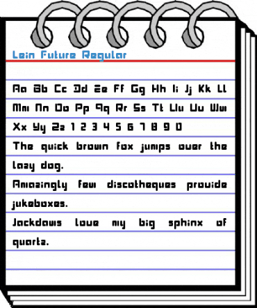 Lein Future Regular Font
