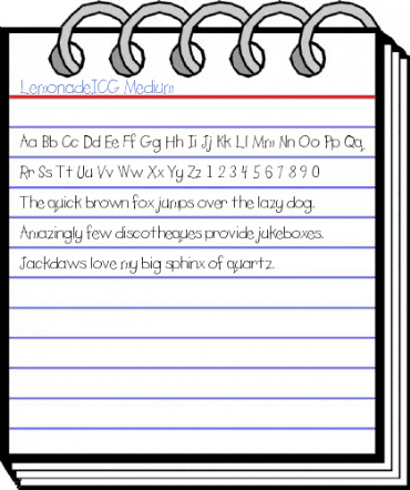 LemonadeICG Medium Font