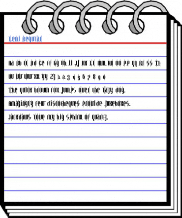 Leni Regular Font