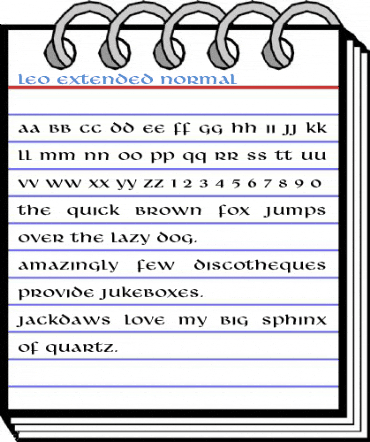 Leo Extended Normal Font