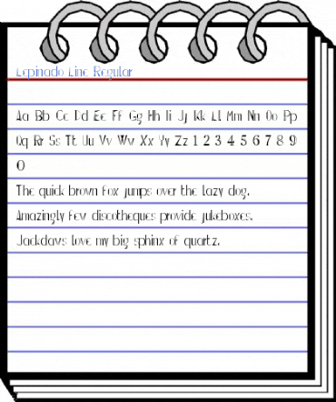 Lepinado Line Font