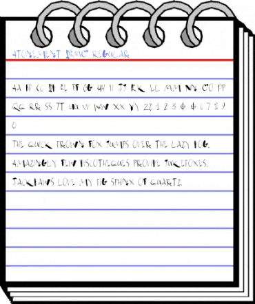 Atonement DEMO Regular Font