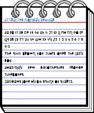 Attracted Monday Regular Font