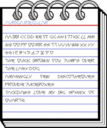 Auriga Regular Font