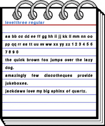 LevelThree Regular Font