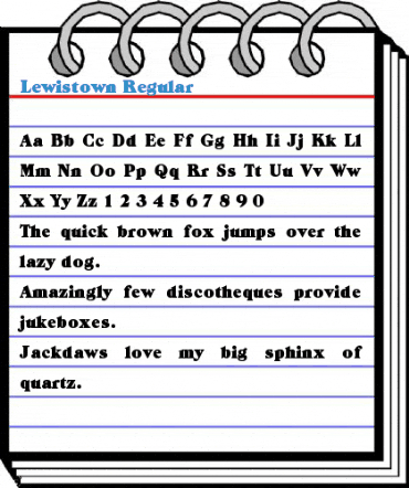 Lewistown Regular Font
