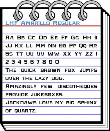 LHF Amarillo Regular Font