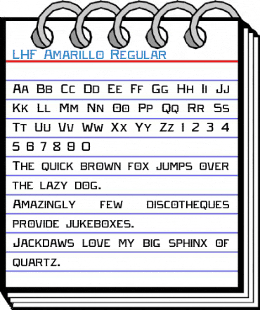 LHF Amarillo Regular Font