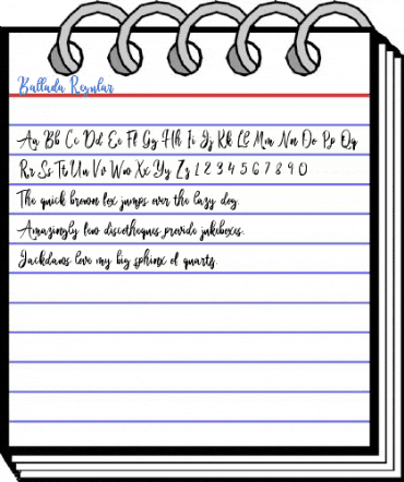 Ballada Regular Font
