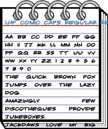 LHF Comic Caps Regular Regular Font