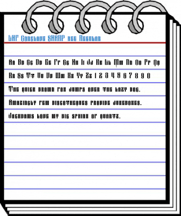 LHF Conclave SHARP reg Regular Font