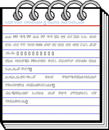 LHF Def Writer | BASE Regular Font