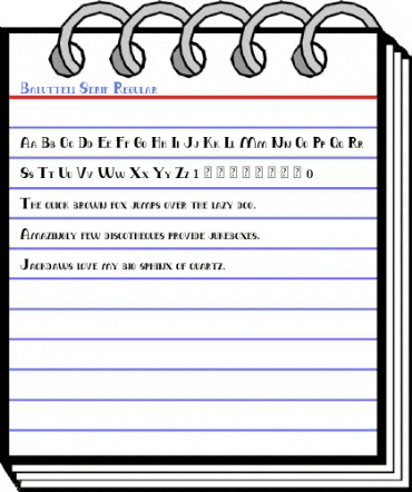 Balutteli Serif Regular Font