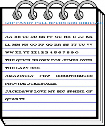 LHF Fancy Full Spurs REG Regular Font
