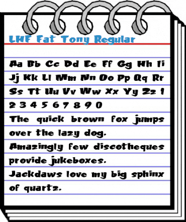 LHF Fat Tony Regular Font
