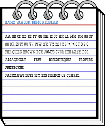 Band Wagon DEMO Regular Font