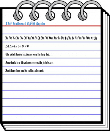 LHF Hindlewood BETA Regular Font