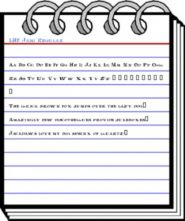 LHF Jami Regular Font