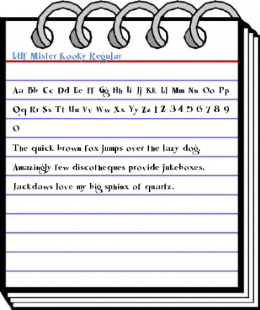 LHF Mister Kooky Regular Font