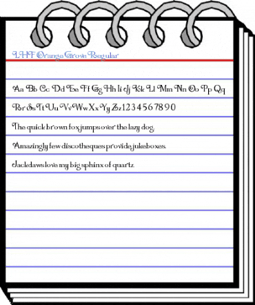 LHF Orange Grove Regular Font