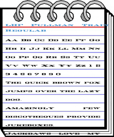 LHF Pullman Train BETA Regular Font