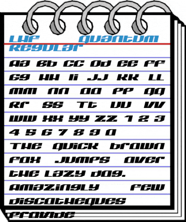 LHF Quantum REG Regular Font