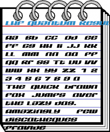 LHF Quantum Regular Font