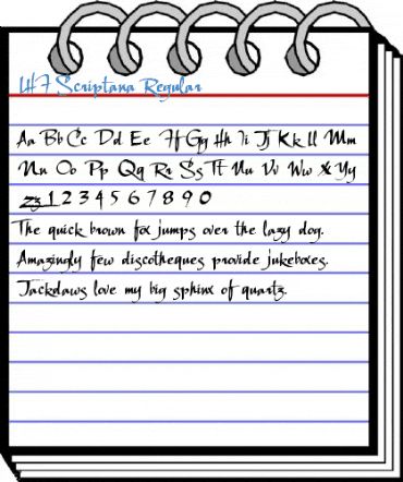 LHF Scriptana Regular Font