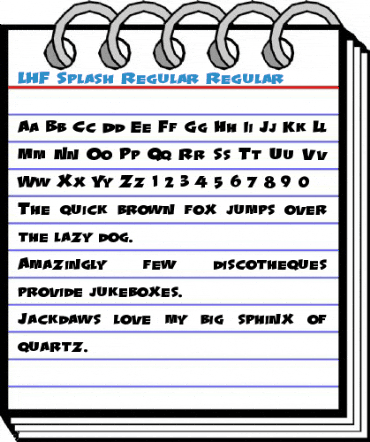 LHF Splash Regular Regular Font