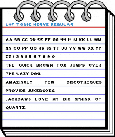 LHF Tonic NERVE Regular Font