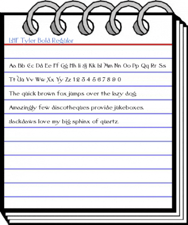 LHF Tyler Bold Regular Font