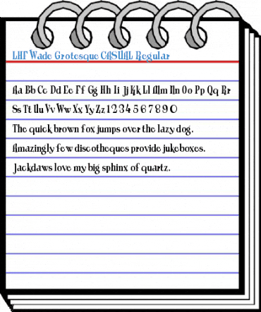 LHF Wade Grotesque CASUAL Regular Font