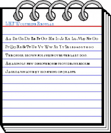 LHF Wolverine Regular Font