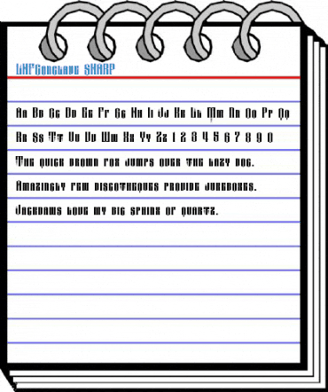 LHFConclave SHARP Font