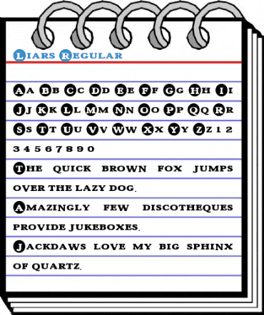 Liars Regular Font