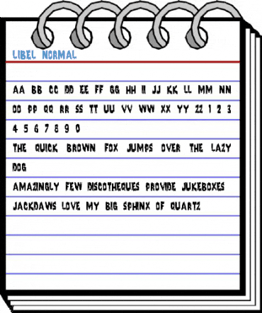 Libel Normal Font