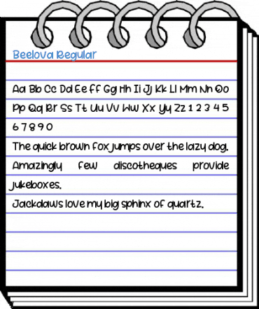 Beelova Regular Font