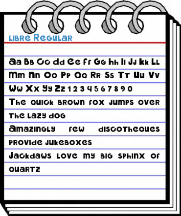 libre Regular Font
