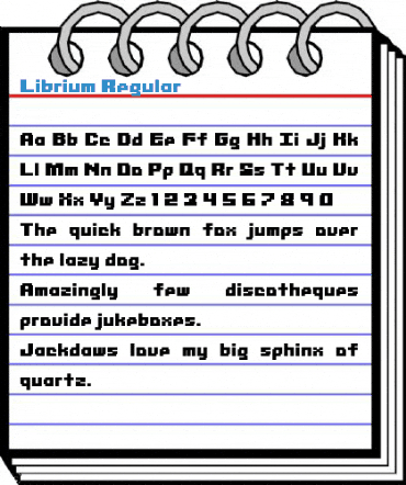 Librium Regular Font