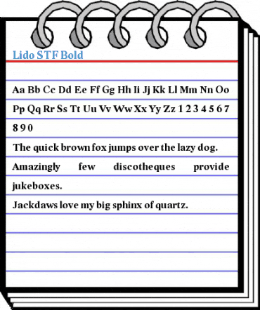 Lido STF Bold Font