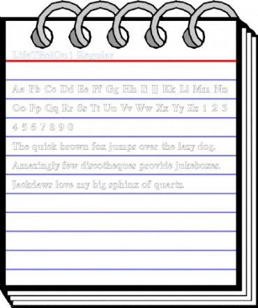 LifeTBolOu1 Regular Font