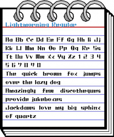 Lightmorning Regular Font