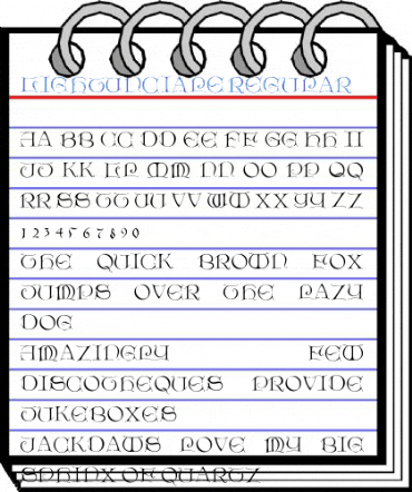 LightUnciale Regular Font